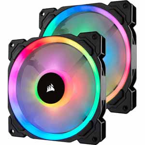 Fry's - Corsair LL140 RGB 140mm Fan - 2-Pack with Lighting Node PRO - While supplies last- $60 FS