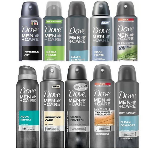 Men or Women 10 Pack of 150mL Dove Antiperspirant Spray Deodorant $24.99 shipped @ Tanga