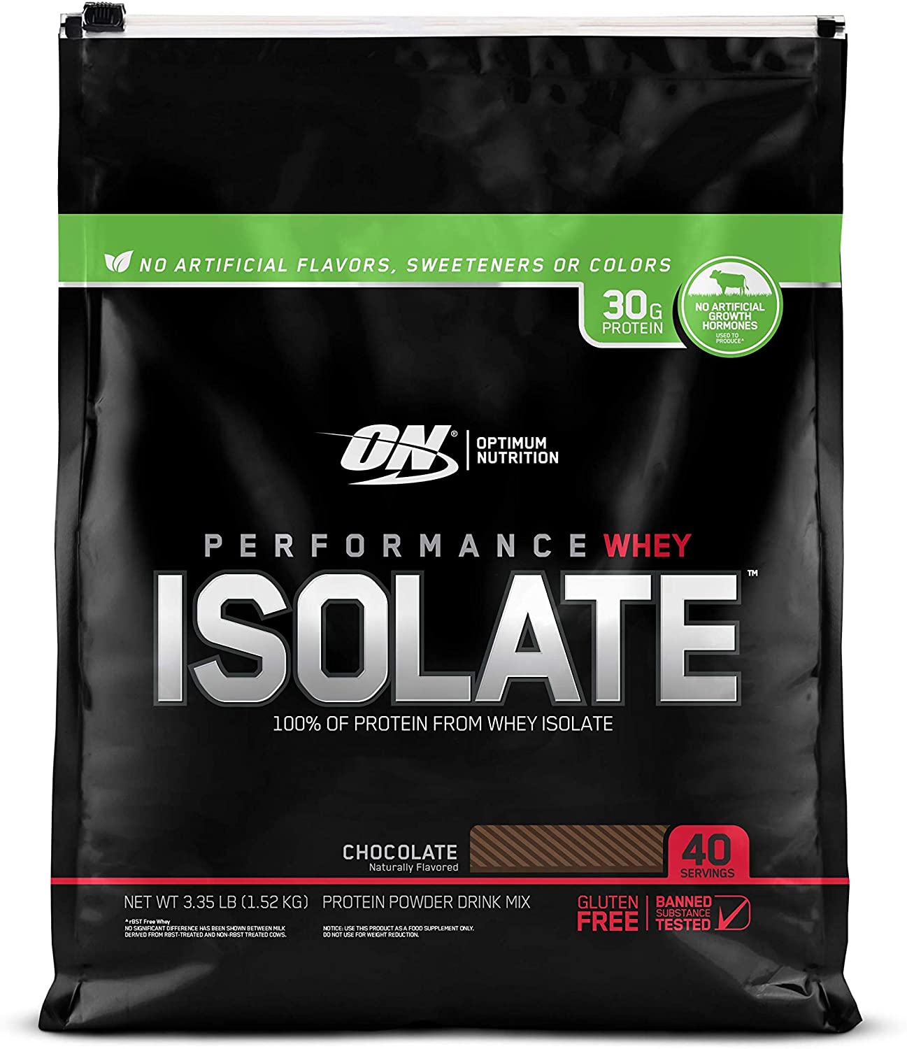 3.35-lbs Optimum Nutrition Performance Whey Isolate Protein Powder (Chocolate) $24.99
