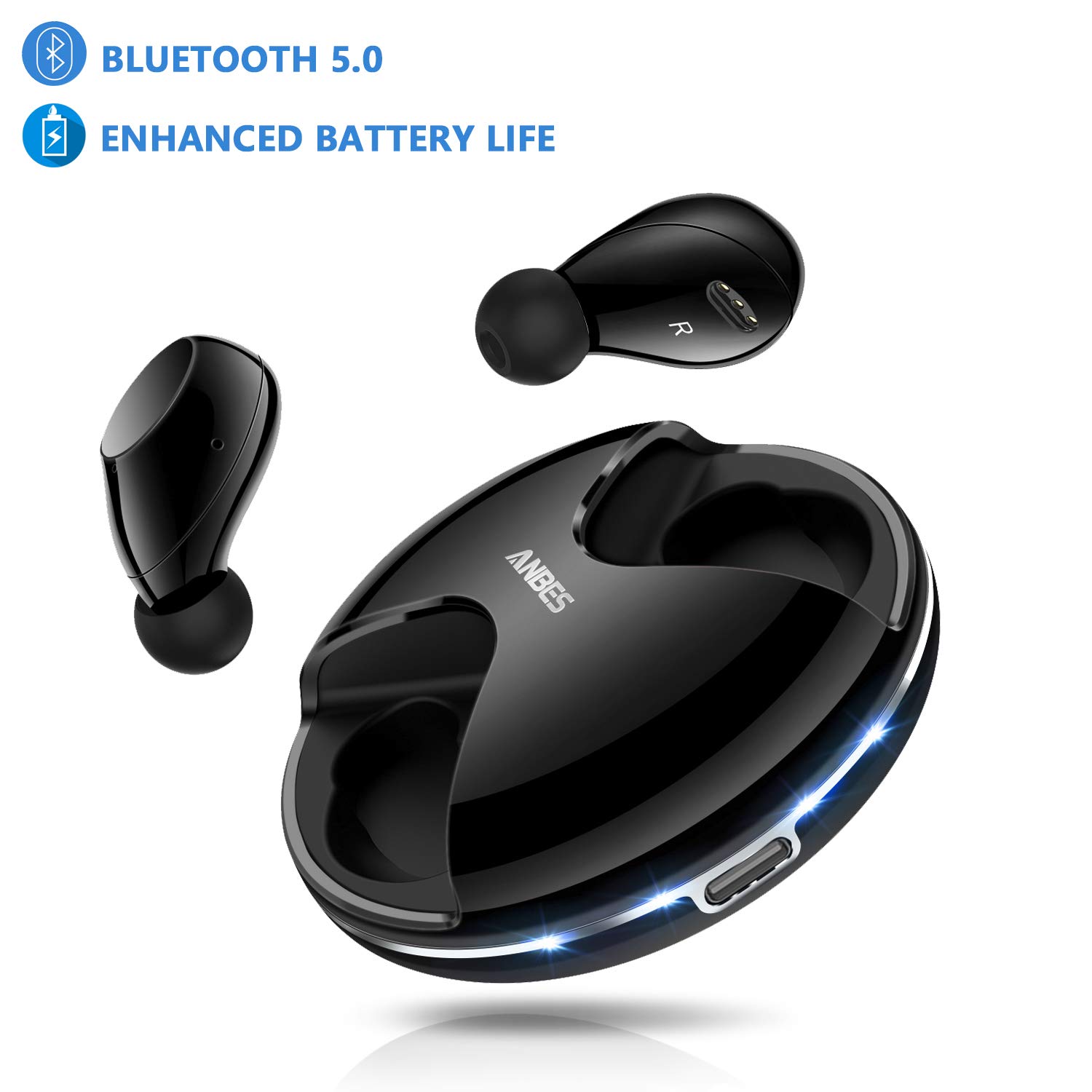 Wireless Earbuds, Anbes 359 Bluetooth 5.0 earphone, $22.19 at Amazon, A grade on fakespot