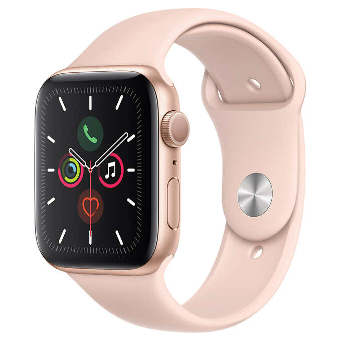Apple Watch Series 5 GPS, 44mm, With Sport Band $299.99
