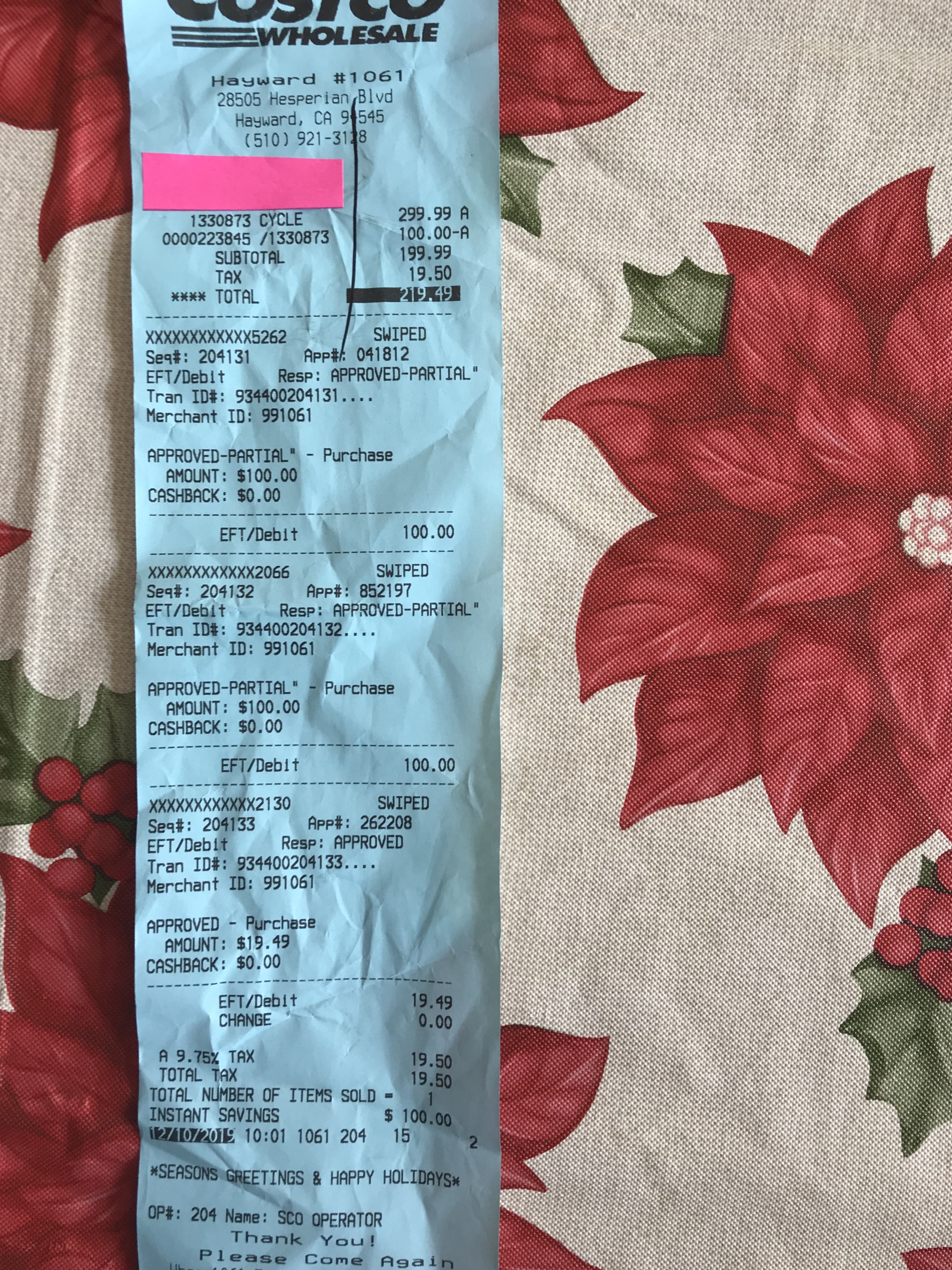 Price mistake?  Costco Proform Exercise Bike Reg $499, online $399, instore price mistake? $199