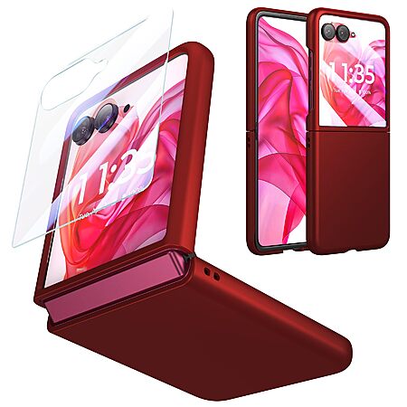 Foluu Slim Fit Case for Motorola Razr+ (Plus) 2024/2025, with Front ...