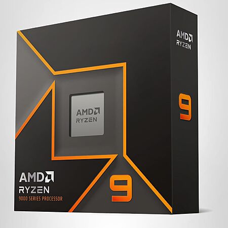 AMD Ryzen™ 9 9900X 12-Core, 24-Thread Unlocked Desktop Processor $348