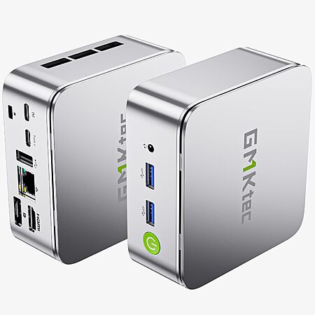 GMKtec Mini PC Ryzen 5 3500U (Beats N150/N97), 16GB RAM 512 SSD, 2.5GbE LAN Desktop Computer Office Home Business HTPC Proxmox, Triple 4K Display $299.98