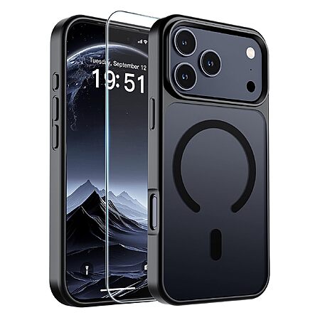 SUPFINE Magnetic Case for iPhone 18 Pro/17 Pro (Black)