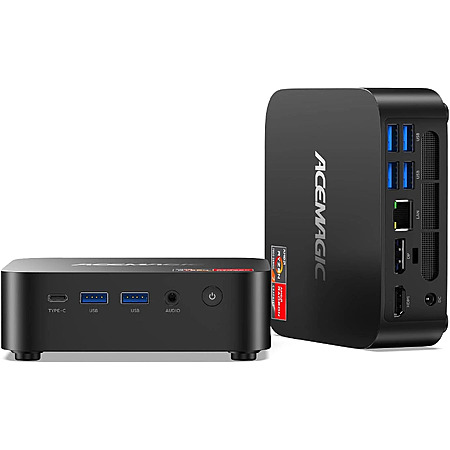 ACEMAGIC Gaming Mini PC Windows 11 Pro, Ryzen 7 7735HS, 24GB LPDDR5 1TB NVMe SSD