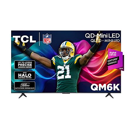 TCL 85 Inch Class QM6K Series | Mini LED QLED 4K HDR | 85QM6K, Latest Model | 120HZ-144HZ High Brightness Smart Google TV Dolby Atmos Onkyo Audio
