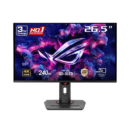 ASUS ROG XG27UCDMG 27 Inch 4K 240Hz Tandem QD-OLED G-SYNC Gaming Monitor