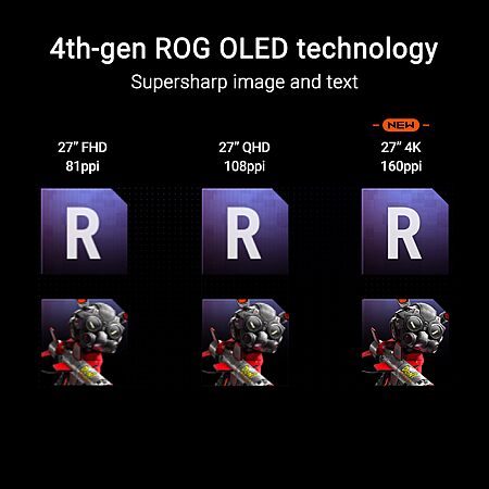 ASUS ROG PG27UCDM 27 Inch 4K 240Hz OLED Gaming Monitor QD-OLED