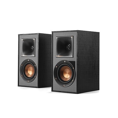 Klipsch R-41M Reference Bookshelf Speakers (Pair), Black