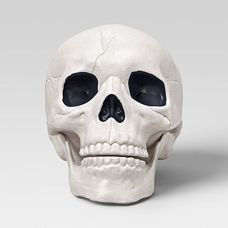 6" Medium Skull Halloween Decorative Prop Light Off-White - Hyde and EEK! Boutique™ $2.5