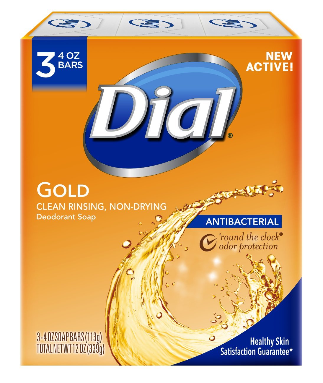 3-Count 4oz. Dial Antibacterial Deodorant Bar Soap for $1.61, 8-count for $4.32