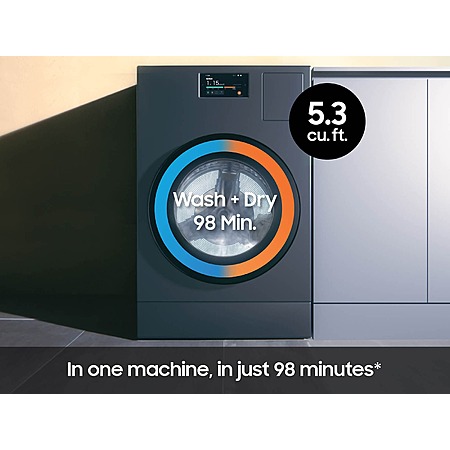 Samsung EPP Bespoke AI Laundry Combo 5.3 cu. ft. Washer Ventless Heat Pump Dryer 1177.50 w Appliance Trade in Shipping