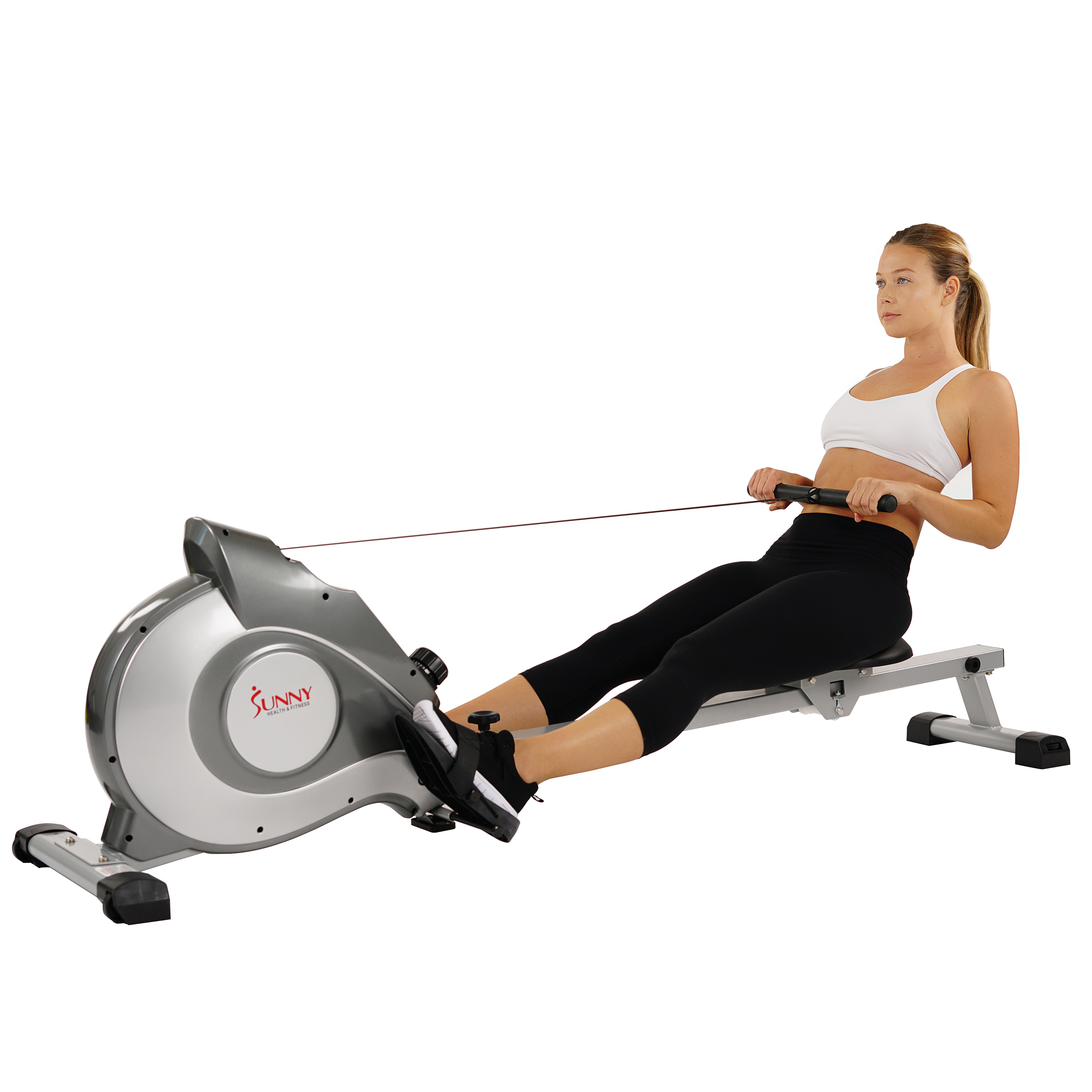Sunny Health Fitness SF-RW5515 Magnetic Rowing Machine w LCD Monitor w/ Prime FS $207