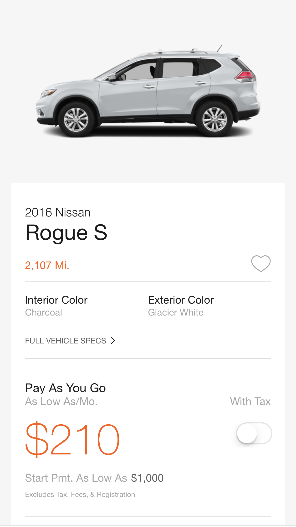 Car Leasing Alternative, $1k off start payment until 10/31/17 (So Cal Only)