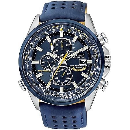 Prime Members: 43mm Citizen Men's Eco-Drive Sport World Chronograph Atomic Watch $375.25 + Free S&H