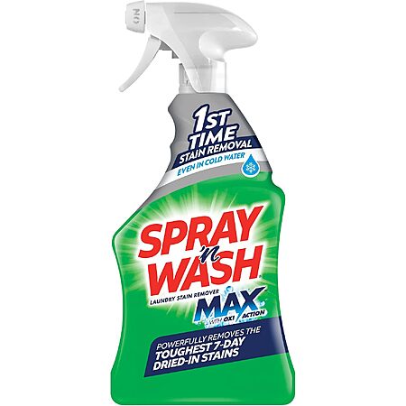 16-Oz Spray 'n Wash Max Laundry Stain Remover Spray (w/ Oxi Action ...
