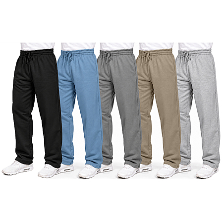 4-Pk GBH Men's Wide Leg Open Bottom Sweatpants (Various Colors) $28 + Free S&H w/ Prime