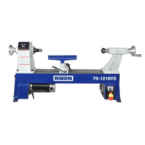 Rikon 70-1218VS 12 x 18 3/4 HP Variable Speed Midi Lathe $349