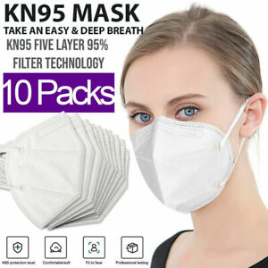 KN95 Protective 5 Layers Face Mask [10 PACK] BFE 95% PM2.5 for less than $5 + FS $4.89