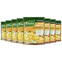 8-Count Knorr Pasta Side Dish (4.3-Oz Cheesy Cheddar or 4.2-Oz Creamy Chicken)