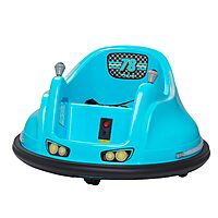 Prime Members: Flybar FunPark 6V Bumper Car 360° Electric Ride-On Toy w/ LED Lights (Turquoise) $59.89 + Free Shipping