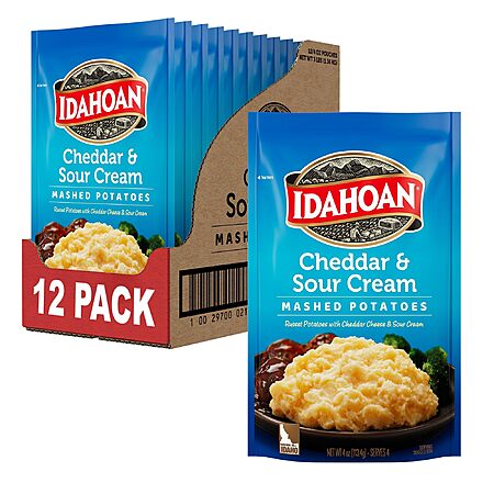 Save 38% on Idahoan Mashed Potatoes 12-Pack!