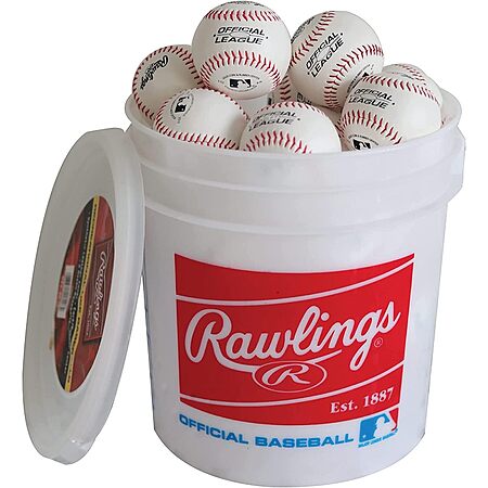 24-Count Rawlings Practice Baseballs for Prime Members!