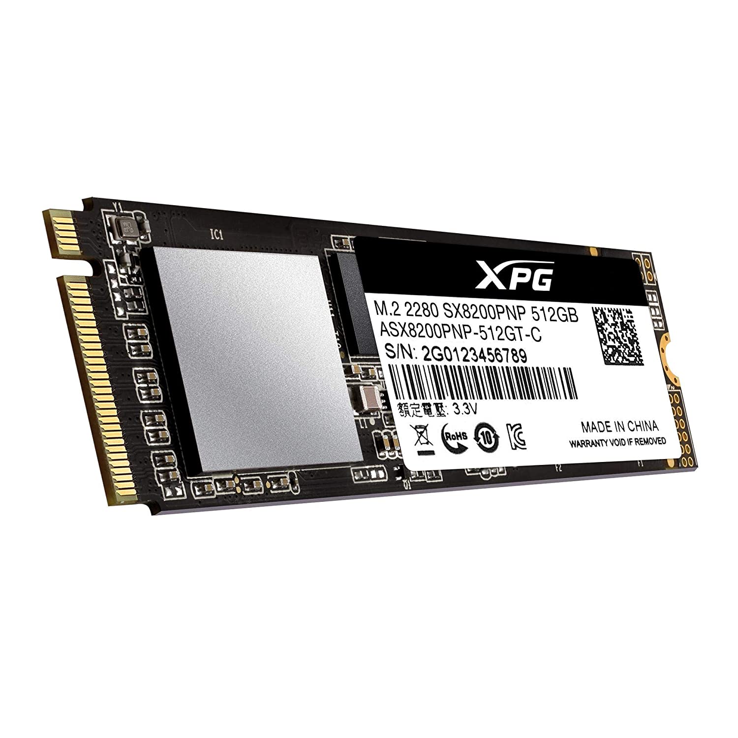 512GB XPG SX8200 Pro M.2 2280 PCIe NVMe Solid State Drive $60 + Free Shipping