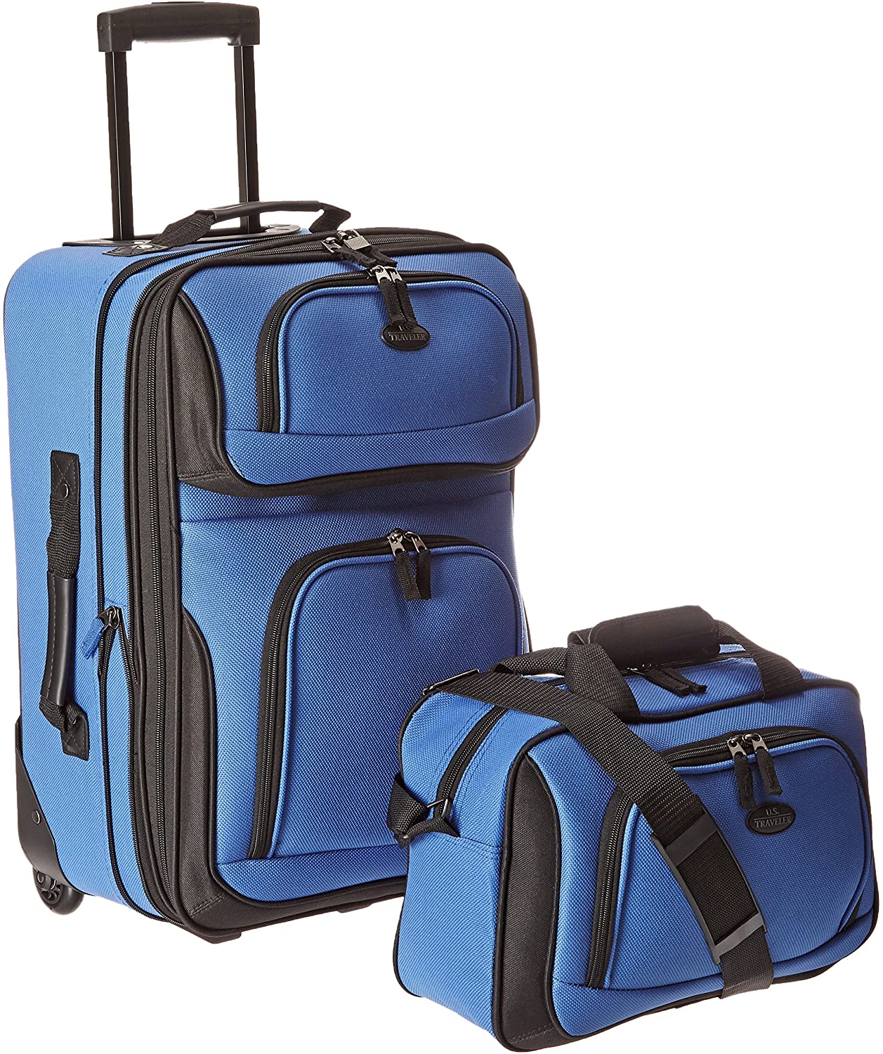 2-Piece U.S. Traveler Rio Expandable Carry-On Luggage Set (Royal Blue) $27.87 + Free Shipping