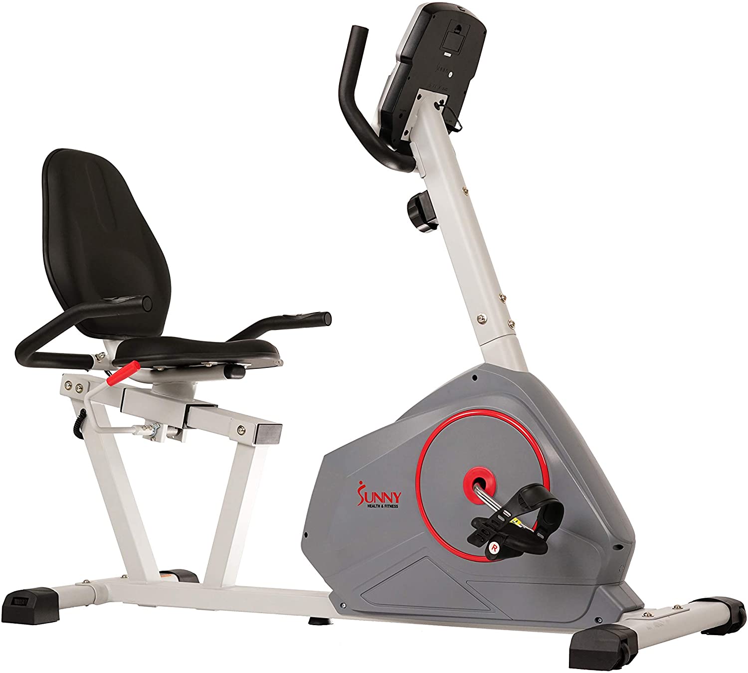 Sunny Health & Fitness Magnetic Recumbent Exercise Bike w/ Silent Belt Drive $184 + Free Shipping