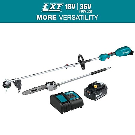 Select Home Depot Stores: Makita LXT 18V Brushless Cordless Couple Shaft Power Head Kit w/String Trimmer & 10 in. Pole Saw Attachments 4.0Ah (In-Store Only) $195