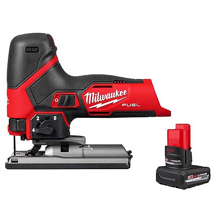 Milwaukee M12 12V Fuel Li-Ion Jig Saw w/ M12 XC High Output 5.0 Ah Battery Pack $139 + Free Shipping