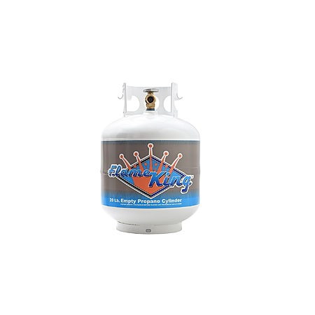 20-Lb Flame King Propane Cyclinder Tank w/ OPD Valve Assembly $20 + Free Store Pickup
