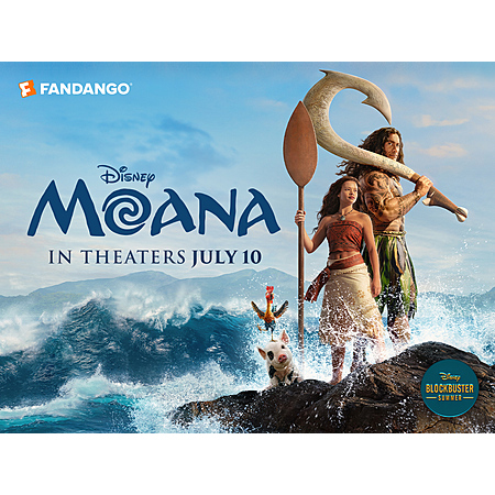 Disney+ Members: Moana (2026) Fandango Movie Ticket Offer $10 Off