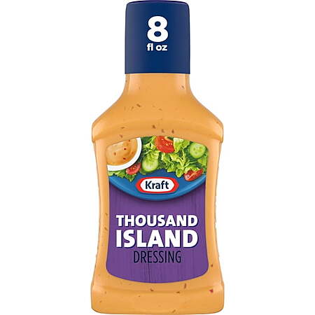 Select 8-oz Kraft Salad Dressings (Catalina, Ranch, Caesar, Thousand Island) $1 + Free Pickup