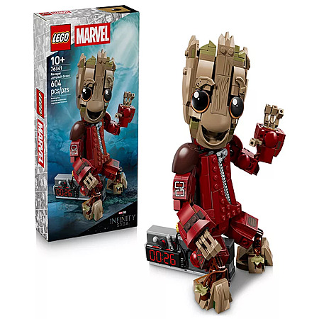 Lego Marvel Ravager Jumpsuit Groot Kids Building Toy 76341, 604 Pieces ...