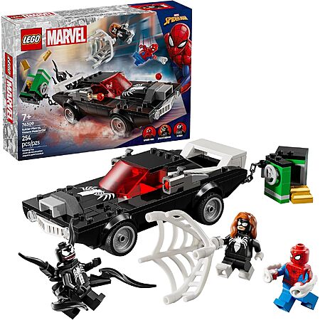 254-Pc LEGO Marvel Spider-Man vs. Venom Muscle Car Toy (76309)