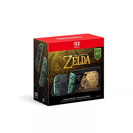 Available 11/5: Nintendo Switch 2 The Legend of Zelda 40th Anniversary Edition Console $519.99