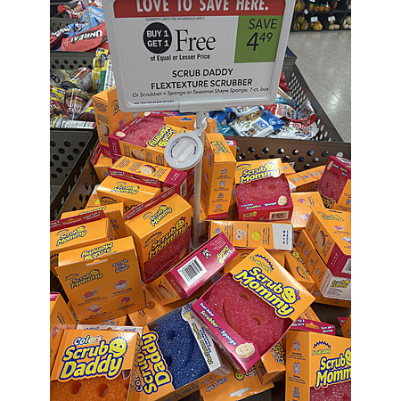 2 for $4.49 Scrub Daddy or Scrub Mommy