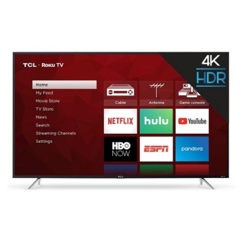 TCL 65" Roku 4K UHD HDR Smart TV (65S425) $385 @ Target AC