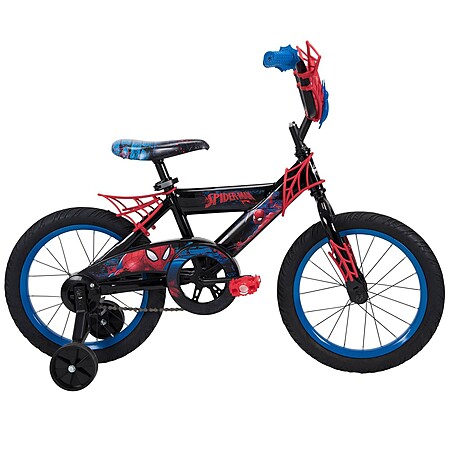 Huffy Marvel Spider-Man Kids' Bike - 16" Wheels - Training Wheels - Black