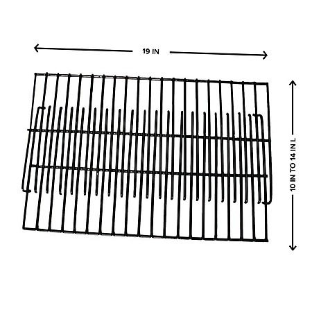 19 in. Adjustable Porcelain Coated Cooking Grate YMMV