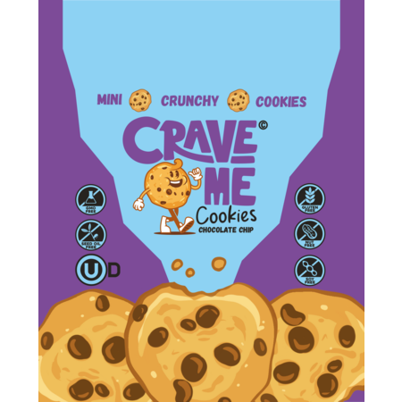 Crave Me Mini Crunchy Cookies Sample (Chocolate Chip) - 2024-08-15