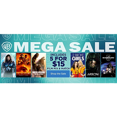 Warner Bros. Pictures Mega Sale Digital HDX Films: 5 for $15: Dune: Part Two, Furiosa; A Mad Max Saga, Friday: Director Cut, Rush Hour, Space Jam, Pacific Rim, The Notebook & More