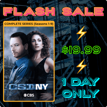 CSI: NY: The Complete Series (2004) (Digital HD TV Show) $19.99 via FanFlix (Valid 3/26 Only)