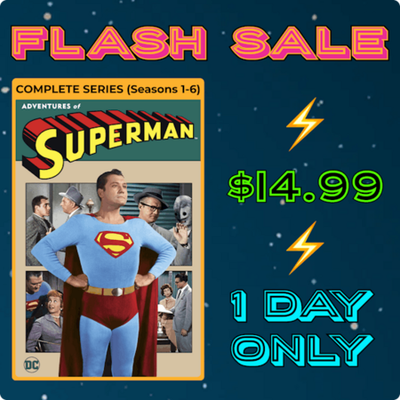 The Adventures of Superman: The Complete Series (1952-1958) (Digital SD TV Show) $14.99 via Various Digital Retailers (Valid 4/18 Only)