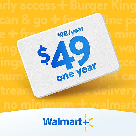 50% Off Walmart+ Membership!