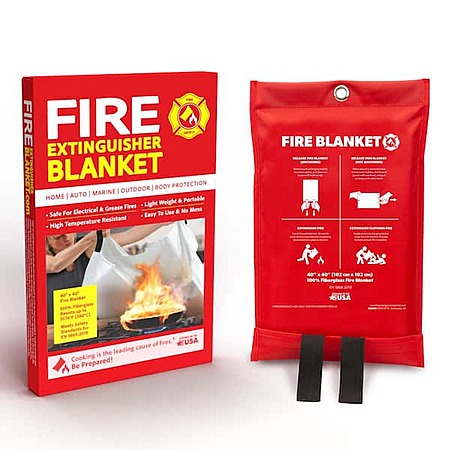 Select Home Depot Stores: 40"x40" Fire Extinguisher Lightweight Blanket